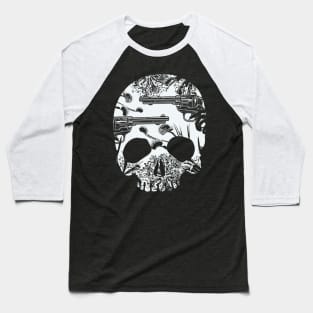 Skullduggery white Baseball T-Shirt